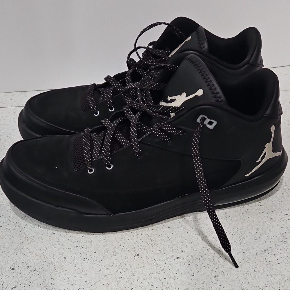 Jordan Air Jordan Flight Origin 3 Men's Mid Top Lace-Up Black 820245-010 - Picture 4 of 11